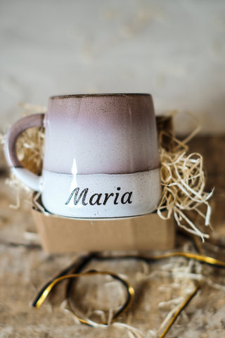 Ceramic Mug with Customisable Engraving