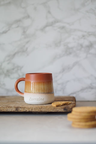 Ceramic Mug with Customisable Engraving