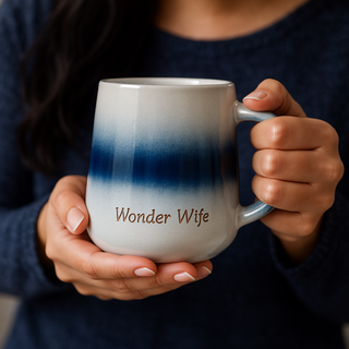 Ceramic Mug with Customisable Engraving