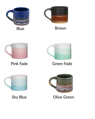 Small Ceramic Mug with Engraving