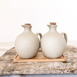 Ceramic Jug with Cork Stopper - Kande