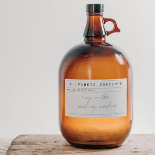 Amber Laundry Gallon Bottle