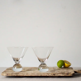 Cone Shaped Cocktail Glass With Ball Base - Kartio