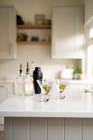 Cone Shaped Cocktail Glass With Ball Base - Kartio