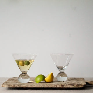 Cone Shaped Cocktail Glass With Ball Base - Kartio