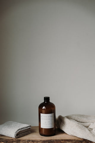1L Amber Glass Laundry Storage Bottle (Tumma) - So At Nature